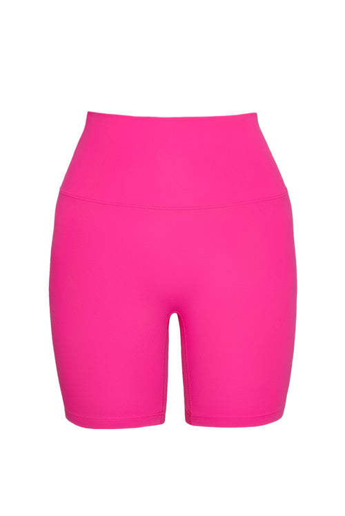 Load image 1 in gallery view. Pink Sunset Bike Shorts