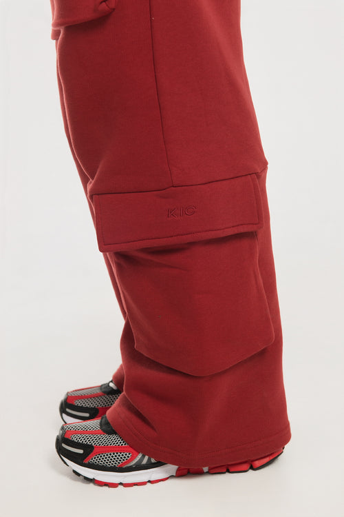 Load image 1 in gallery view. Utility Cargo Pant - Red