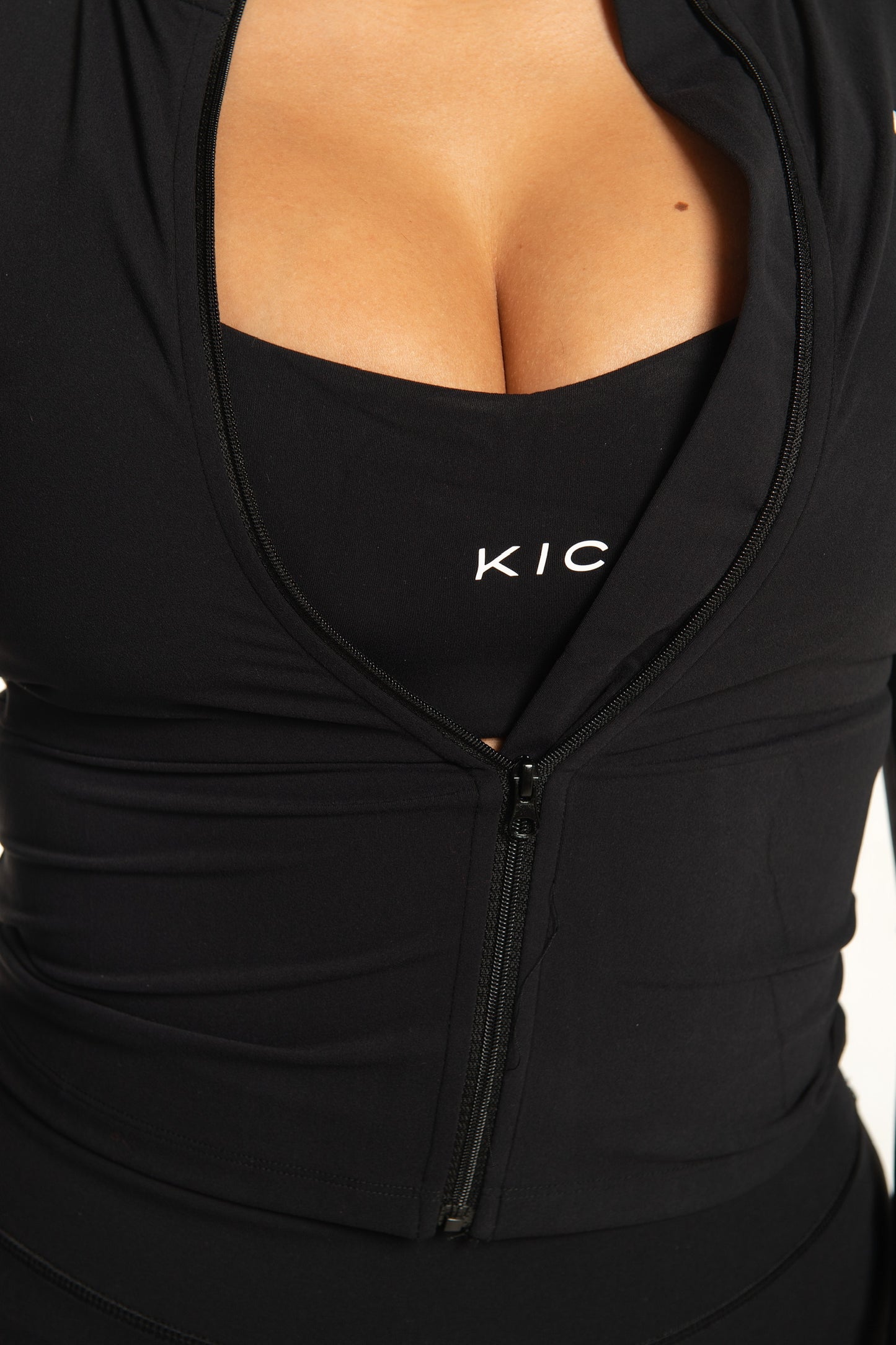 Varsity Zip Jacket - Black