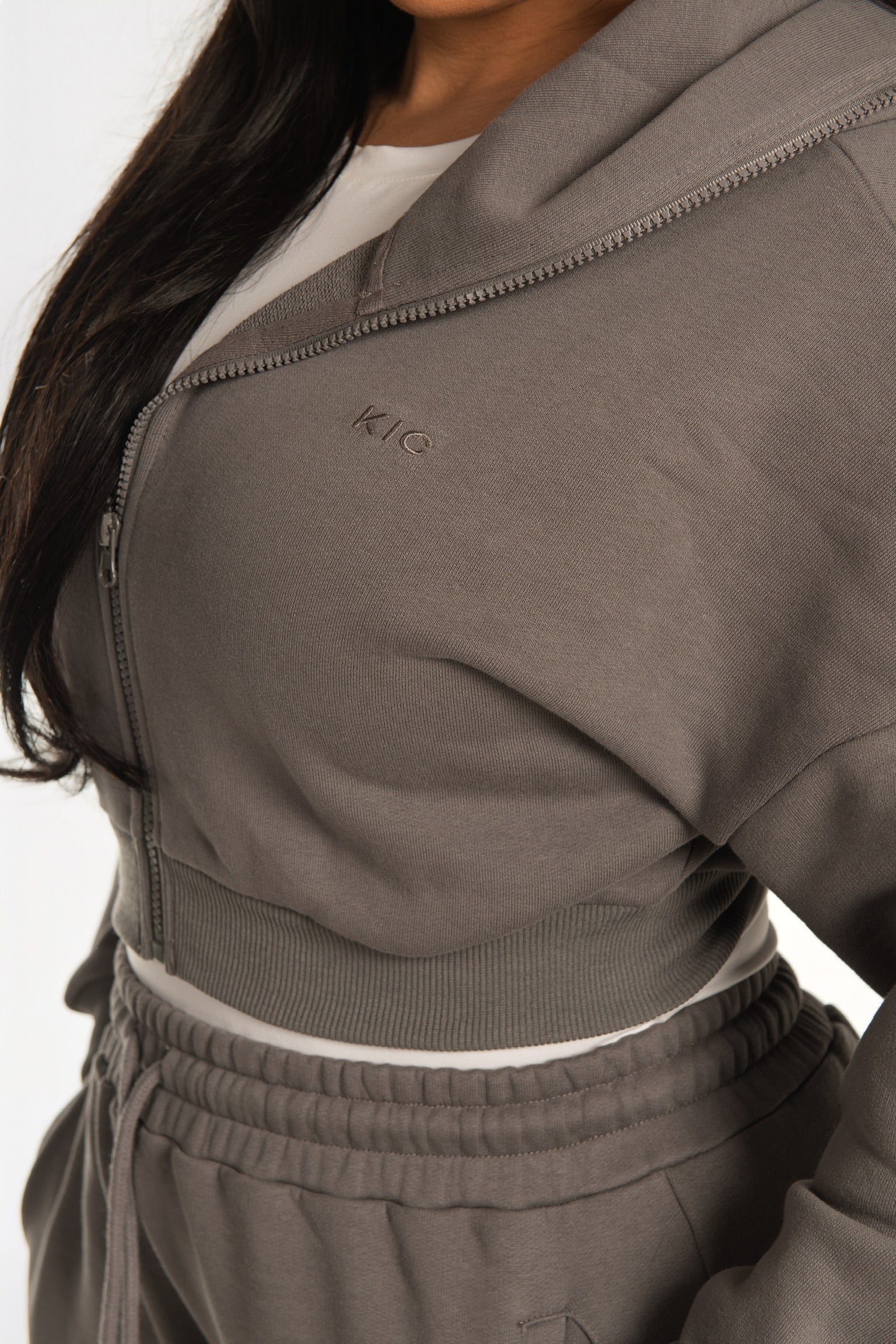 Utility Zip Hoodie -Steel