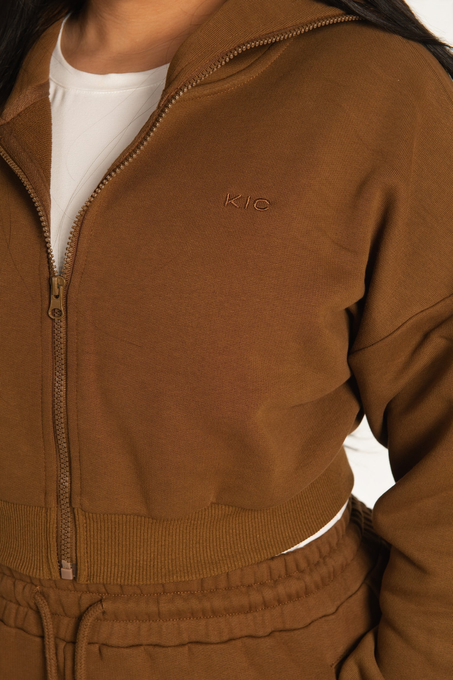 Utility Zip Hoodie - Toffee