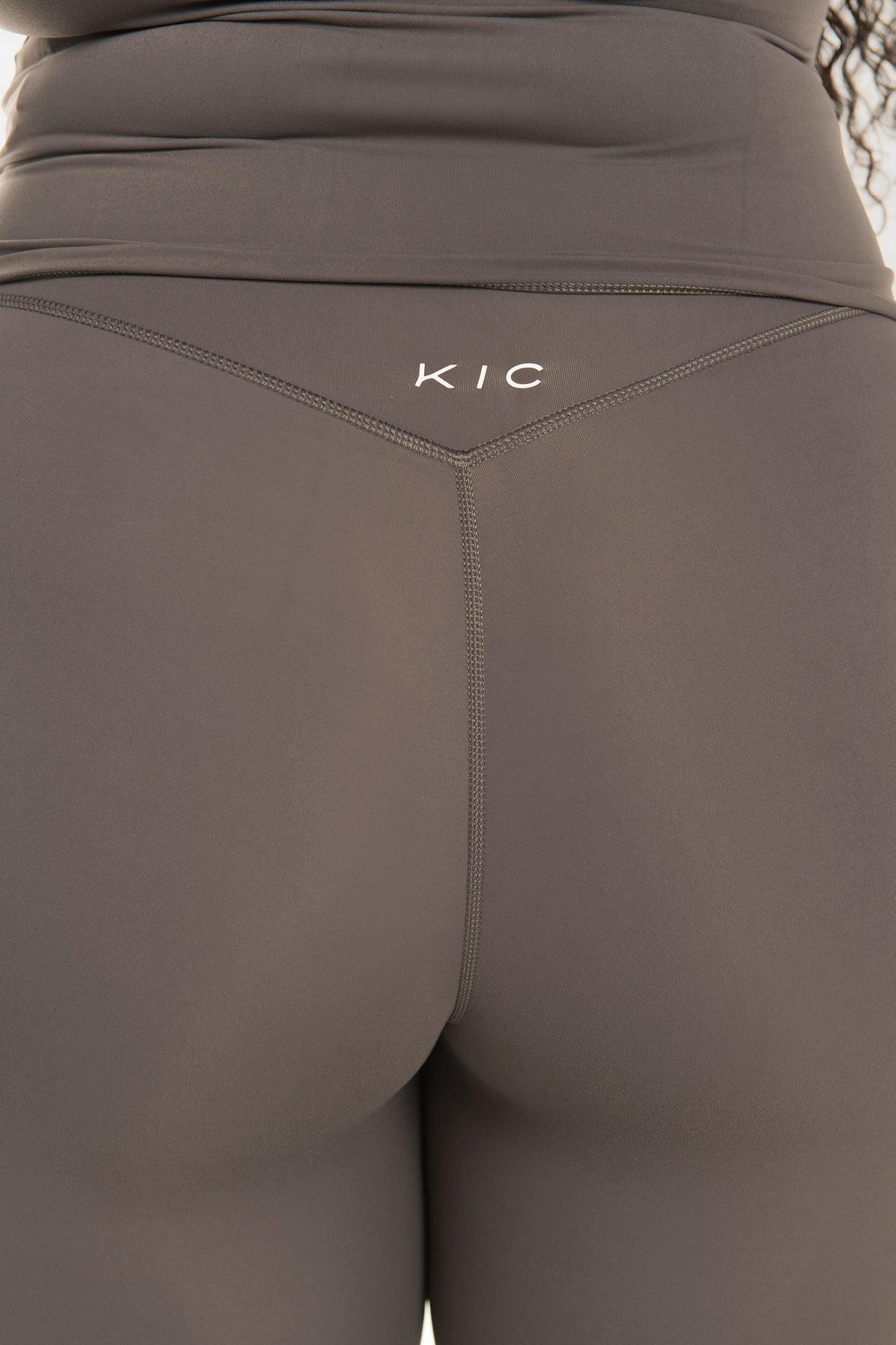 Varsity Straight Leggings - Gray