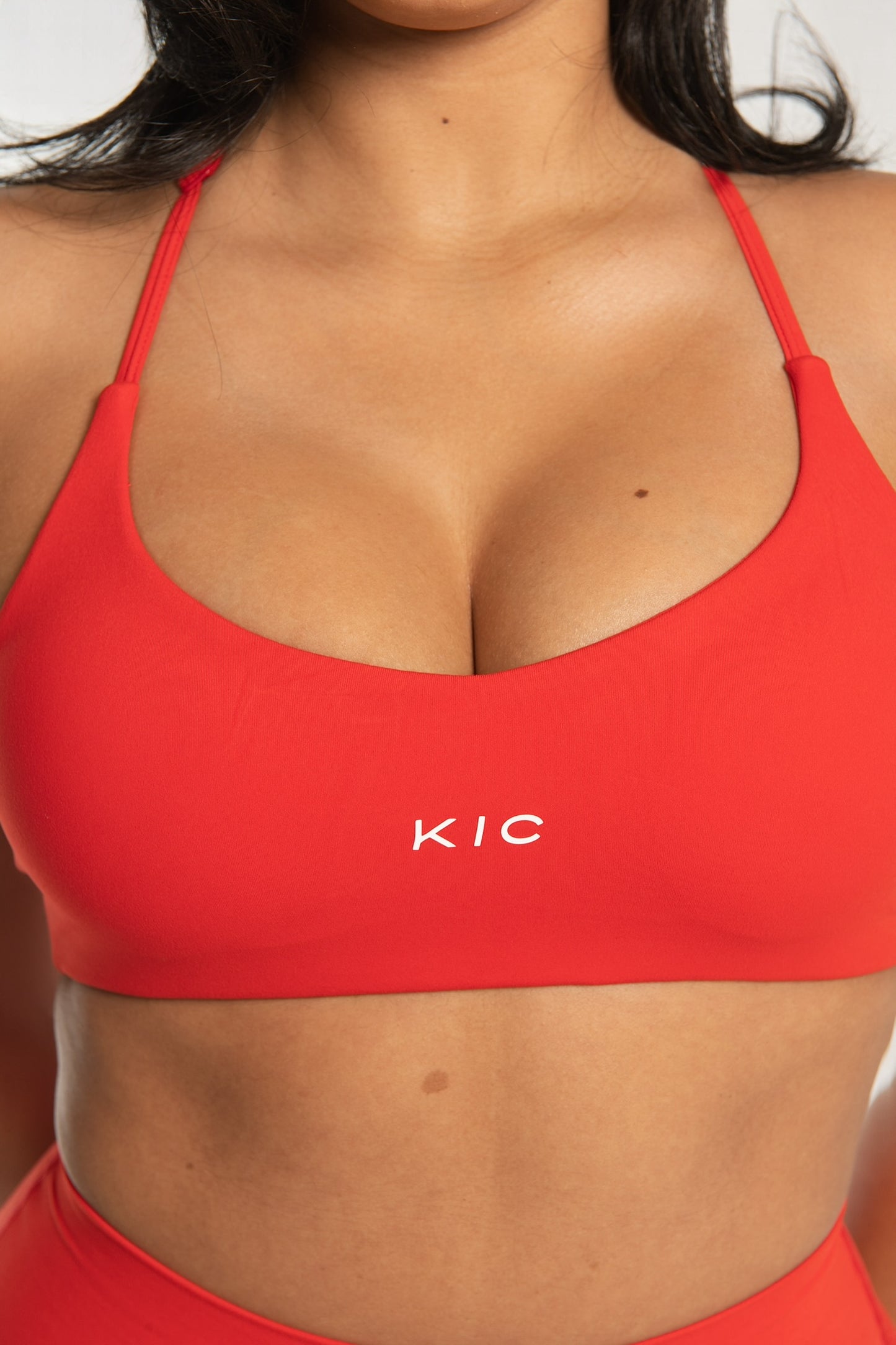 Varsity Bralette - Red