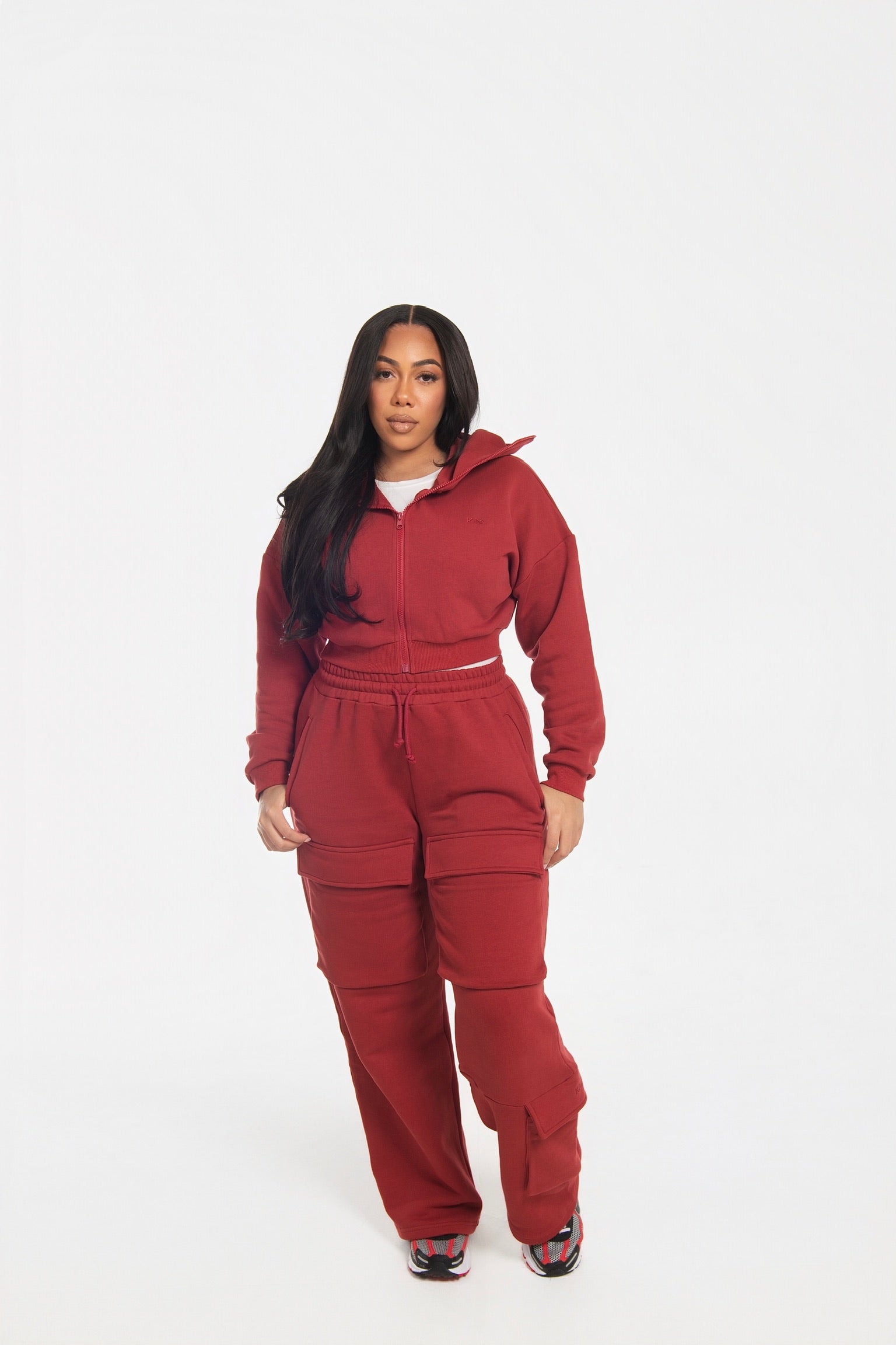 Utility Cargo Pant - Red