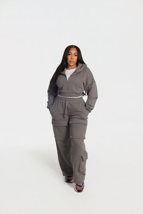 Load image 1 in gallery view. Utility Cargo Pant - Steel