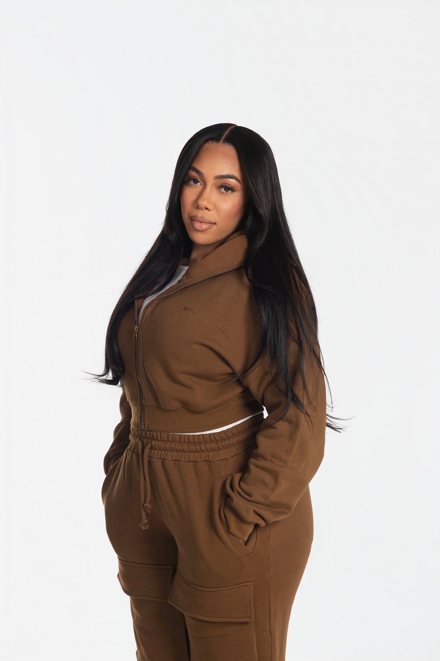 Utility Zip Hoodie - Toffee