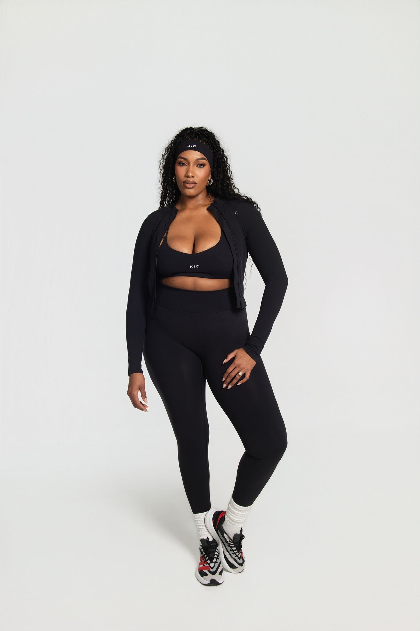 Varsity Bralette - Black