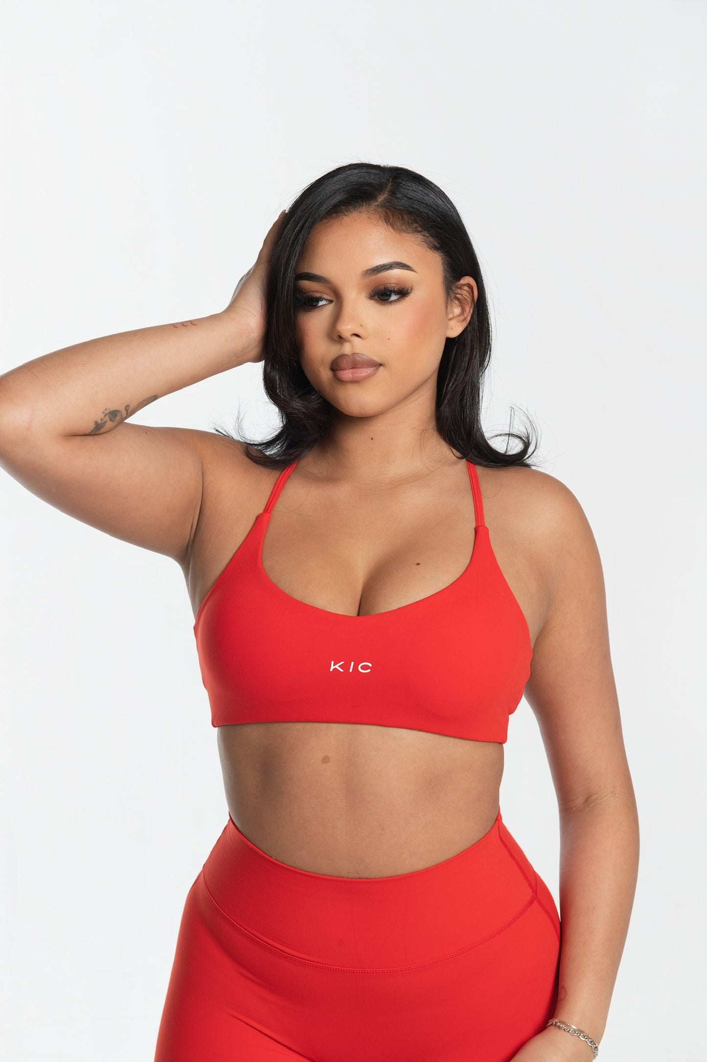 Varsity Bralette - Red