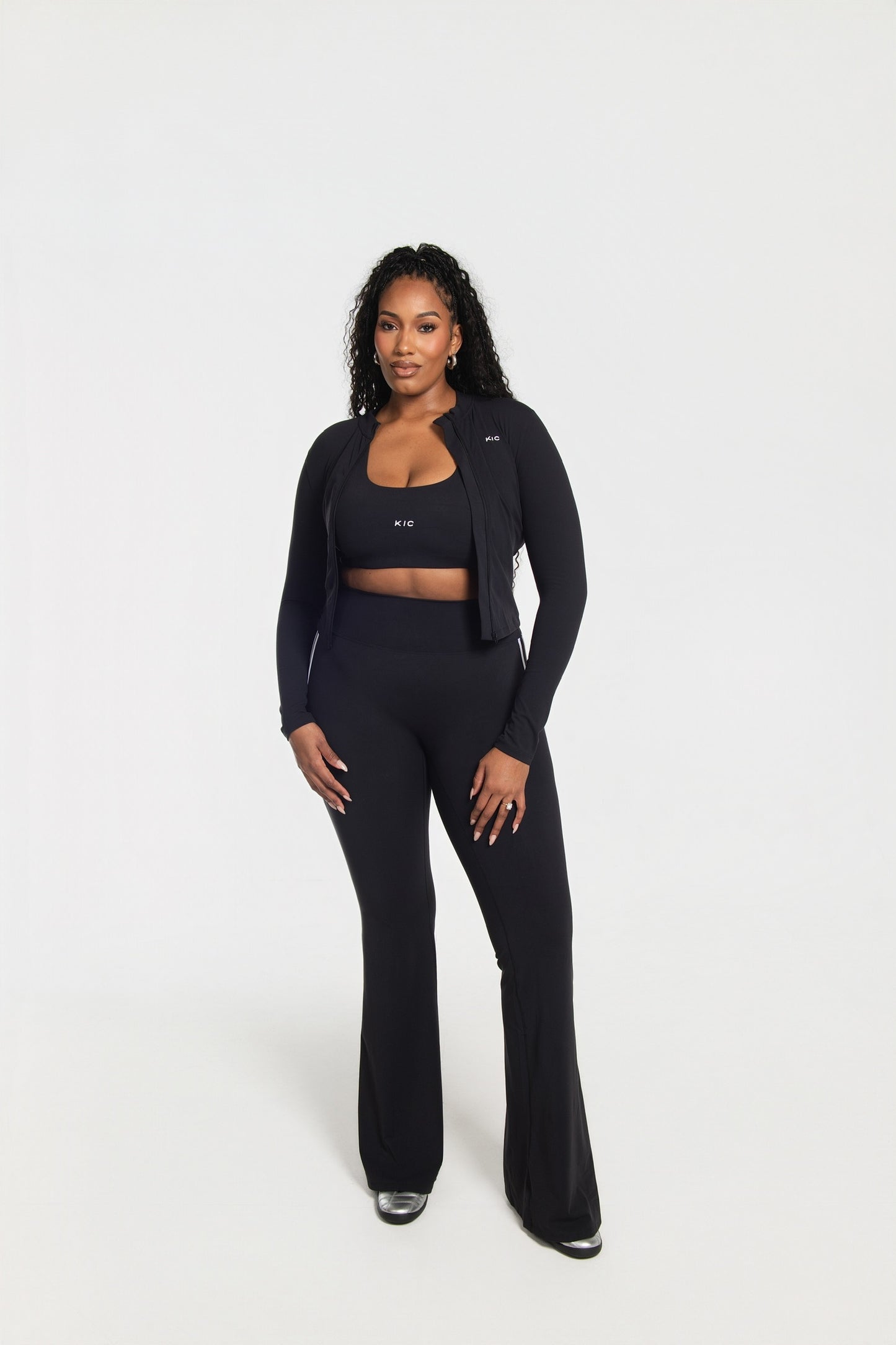 Varsity Bralette - Black