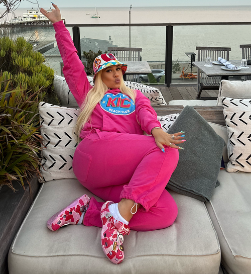 Load image 1 in gallery view. Pink Sunset Sweatsuit